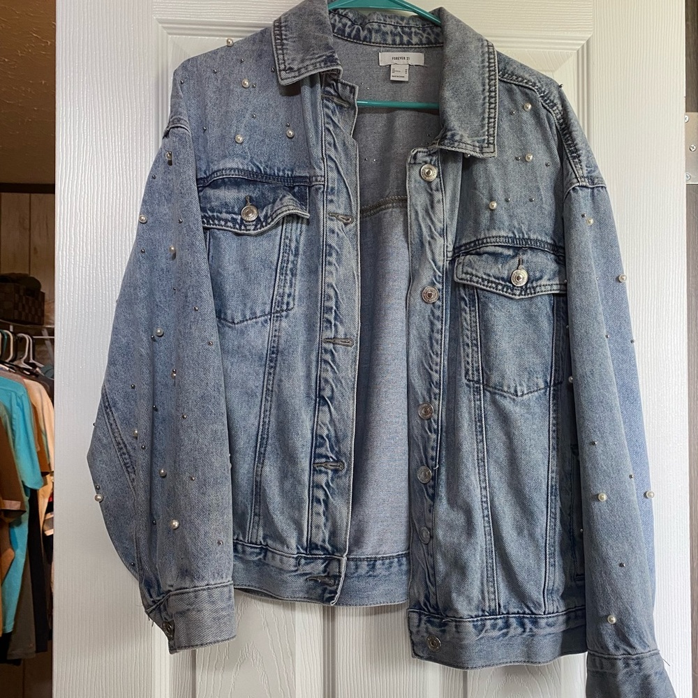 Forever 21 Bedazzled Jacket